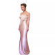 Evening Dress 2024 New Summer Strapless Waist Slimming Hip Fishtail Birthday Party Evening Dress