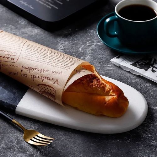 American silicone paper kitchen special barbecue air fryer English letter oil paper baking hamburger paper pad oil-absorbing film