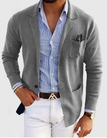 Spring suit for leisure, jacket English style, plus size