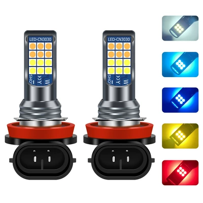 New Car Led High-Power Bulbs H8/H11 3030 Led Fog Lights 24Smd Fog Lights
