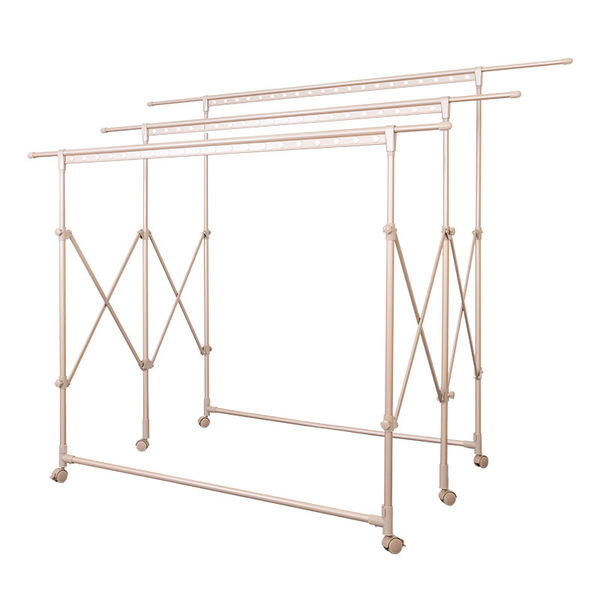 Outdoor clothes drying rack