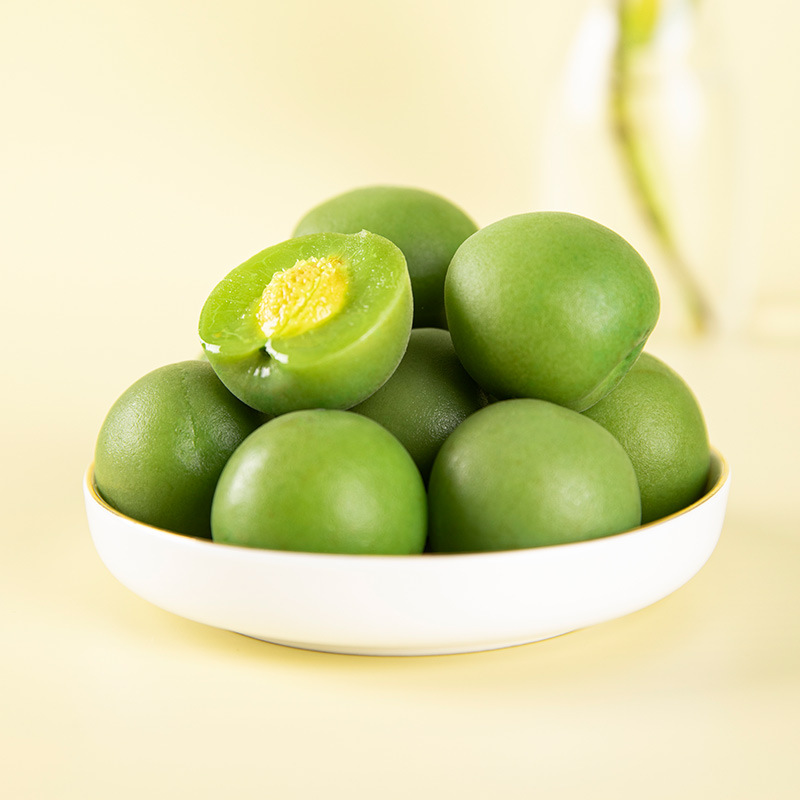 500g Bag of Crispy Green Plum Pickles, Sour and Crisp, Fresh Dried Plum, Specialty Preserved Fruit, Dried Fruit Snack for Pregnant Women