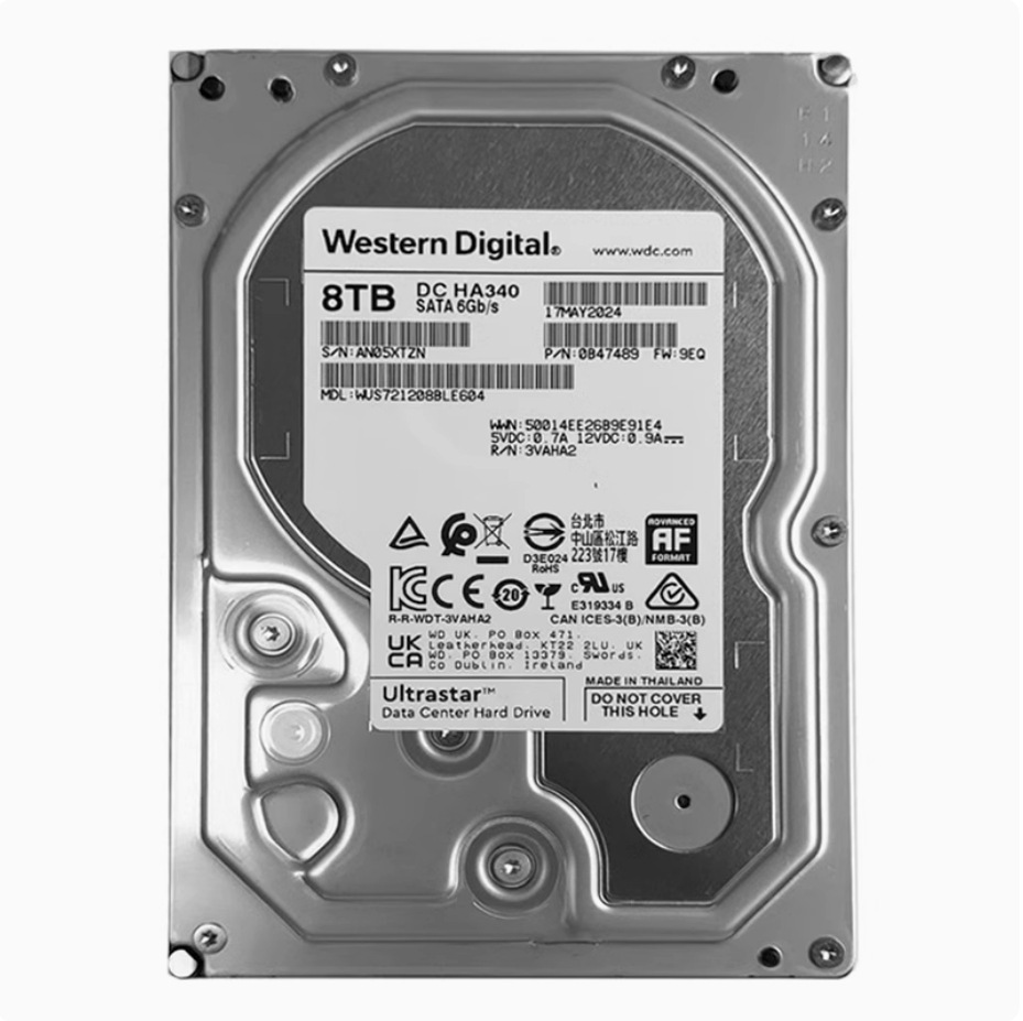 Hikvision/Western Digital/Seagate 8Tb Surveillance-Specific Hard Drive