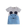 Summer new girl and little mouse pattern striped stitching dress -up dress princess skirt manufacturer direct selling one generation