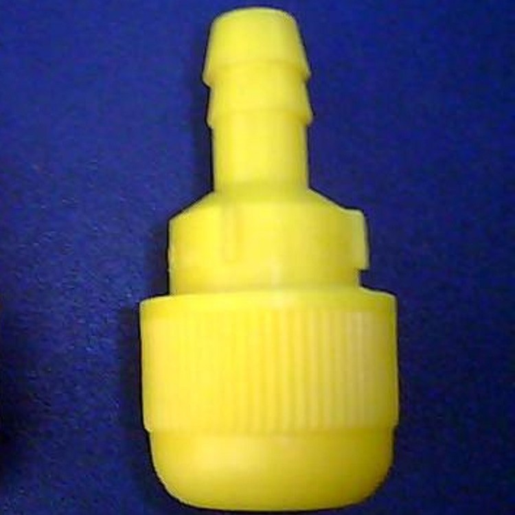 φ16X10mm-二通-变径直通-沼气配件-接头-塑料管件-管路连接-黄色