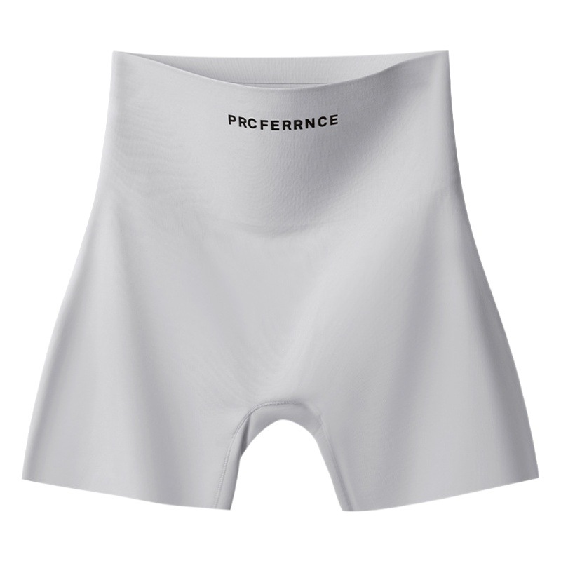 Pantalones de seguridad anti-exposición de las mujeres de verano delgado sin costuras de cintura alta sin cadera transpirable no rizado dos en uno pantalones cortos de fondo