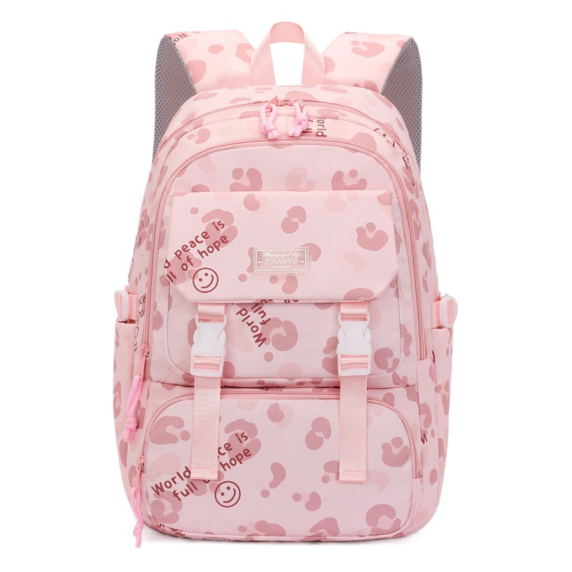 Peces naturales niños estudiante de la escuela primaria mochila de gran capacidad mochila chica reducción de carga bolsa de escuela de protección de la columna vertebral