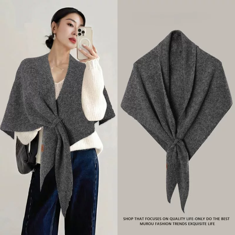 Spring summer universal scarf, keep warm colored cloak, with neck protection
