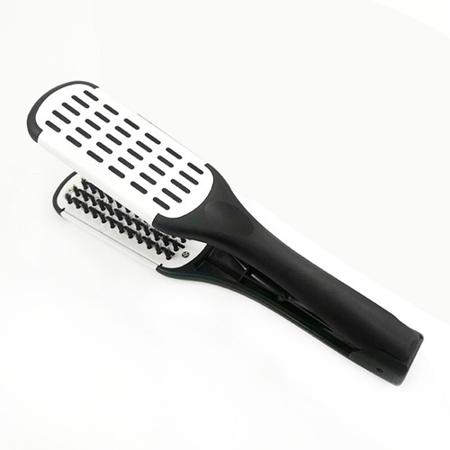 Cross-border hairdressing splint comb straight hair styling comb mane smoothing comb high temperature resistant anti-static straightening V comb