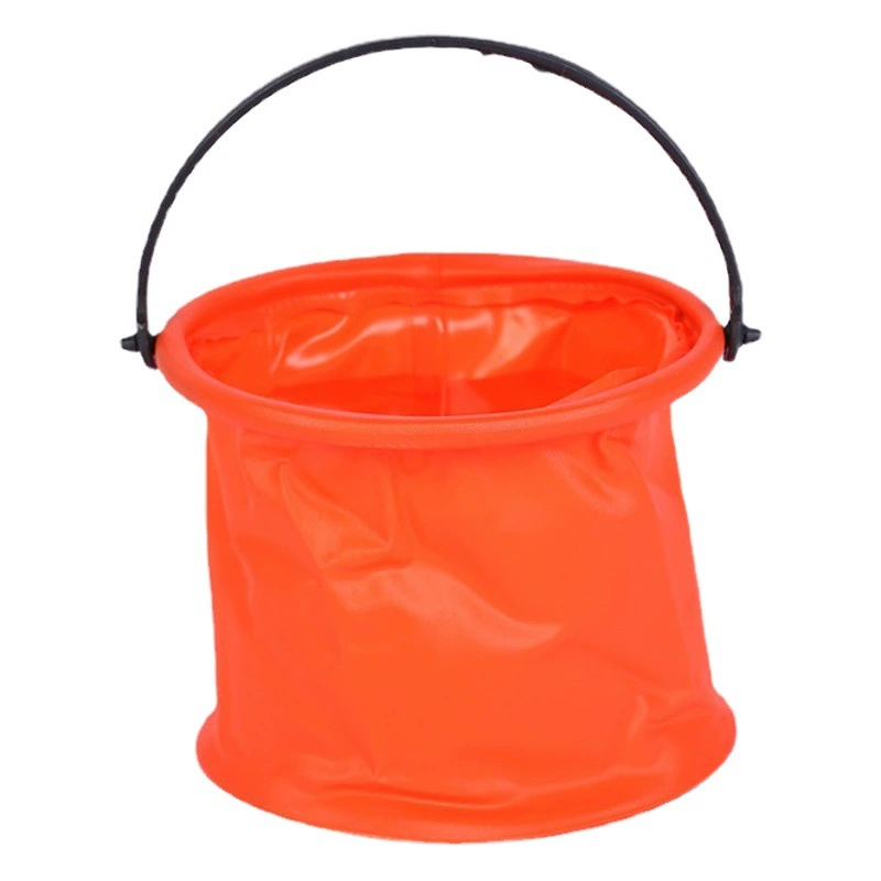 Ведро с ручкой для ополаскивания Art Складное ведро Ручка Ведро для мытья небольшого размера Ведро с разделом Живопись Гуашь Акварельный пигмент Рыболовное ведро