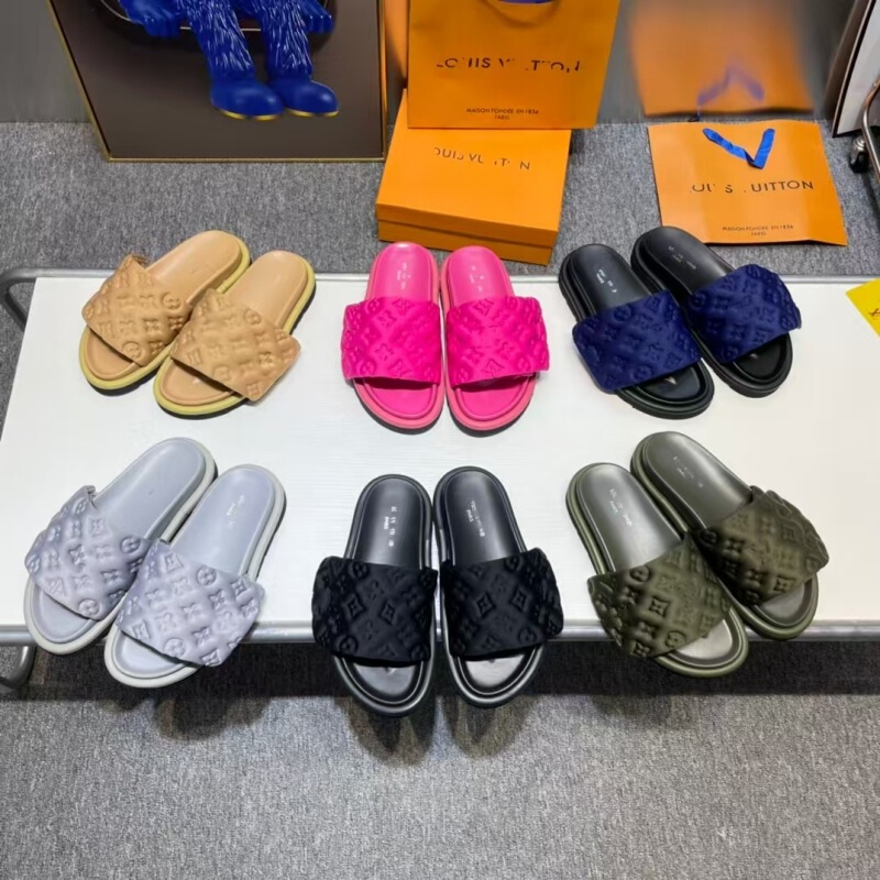 Donkey Home Denim Print Velcro Thick-Soled Slide Sandals 2025 New Model Velcro Fashion Casual Versatile