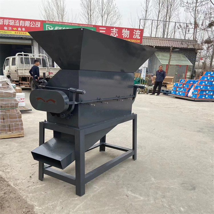 花生破碎机 商用大型豆扁机 多功能对辊式高粱破碎机粮食加工