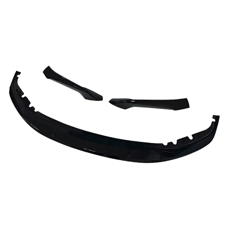 Bmw G30 Front Bumper Spoiler 5 Series Glossy Black Carbon Fiber Pattern Wind Blade Modified Front Splitter for 17-23 Models G30/G31