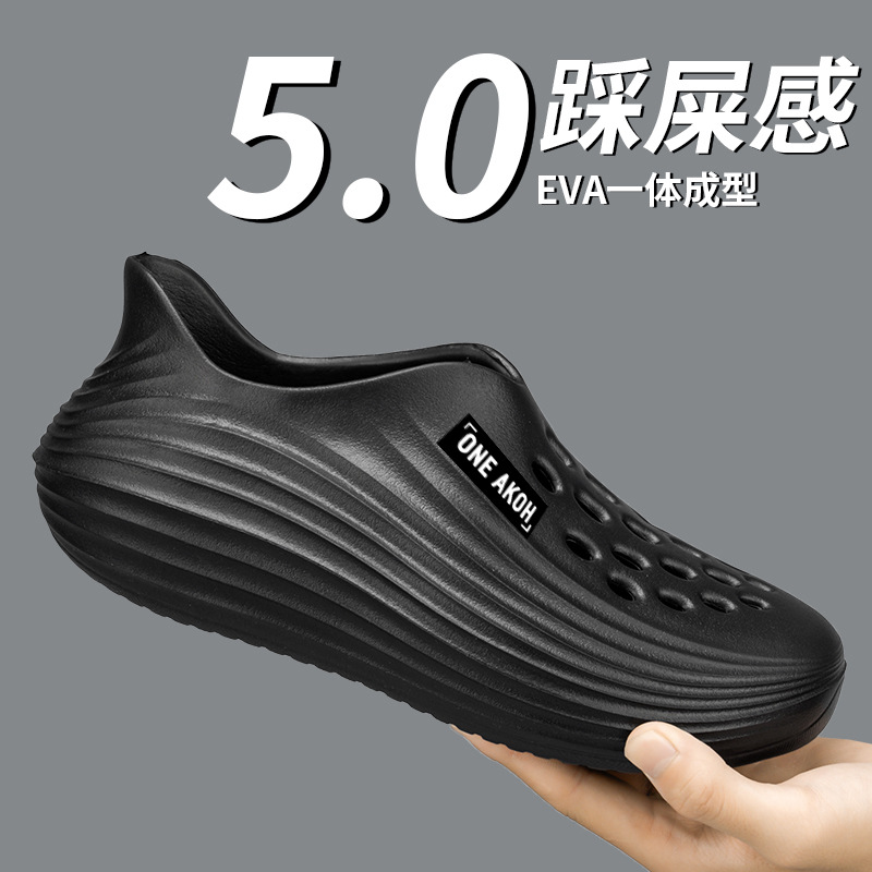 Transfronterizo Amazon eva Cómodo y simple zapatos casuales con agujeros, deportes para hombres, sandalias y zapatillas impermeables, comercio exterior para mujeres