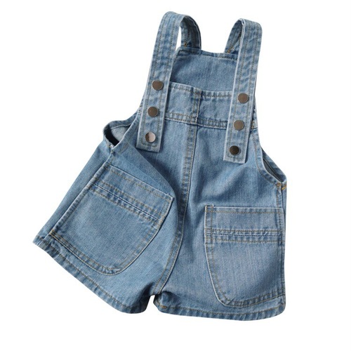 Girls denim overalls shorts  spring new style boys and girls baby casual pants children's clothing wholesale 5512