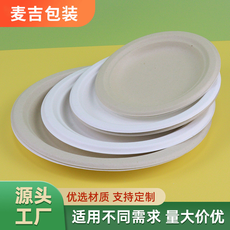Placa de papel desechable kindergarten catering pintura degradable hogar comercial barbacoa vajilla fábrica al por mayor