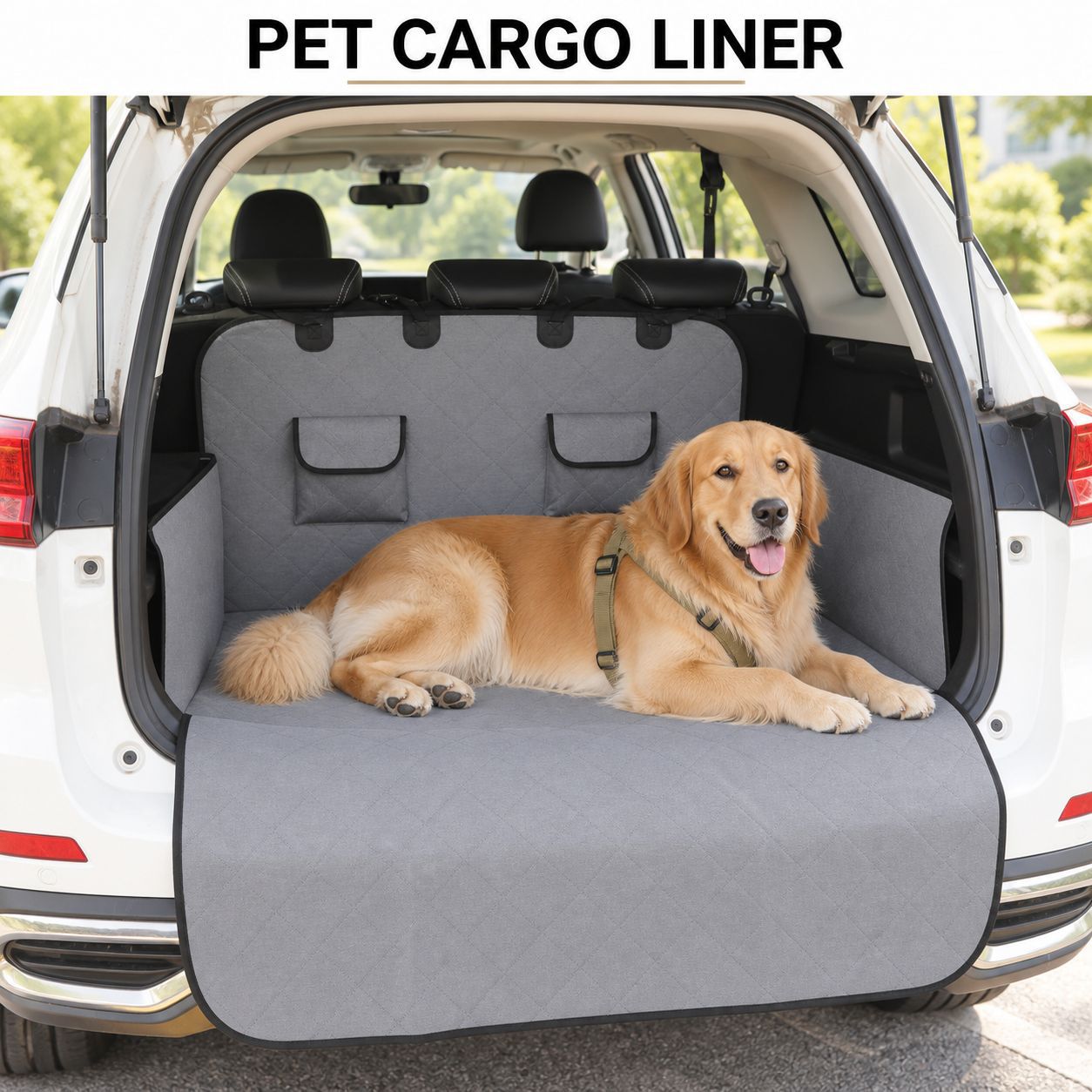 Amazon trunk Car Pet Mat universal car trunk mat cloth anti-dirty waterproof car dog cushion