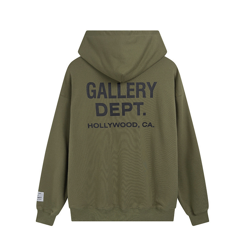 高品質galleryアルファベットロゴプリントレトロフード付き女性カップル服大きいサイズパーカー|undefined