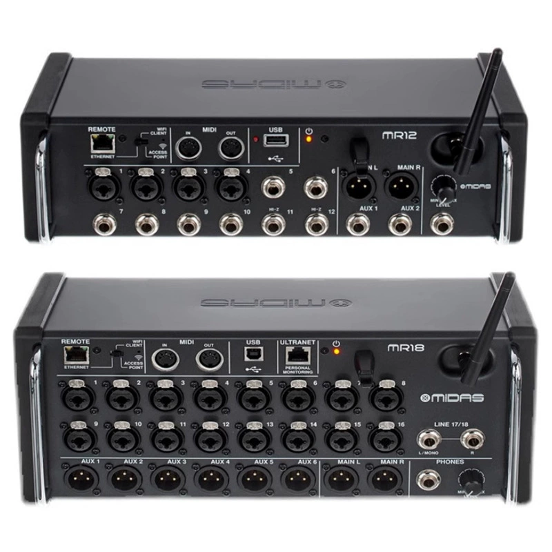 MR12 MR18 цифровой микшер с Wi-Fi модулем, USB аудиоинтерфейс, сценический стационарный микшер