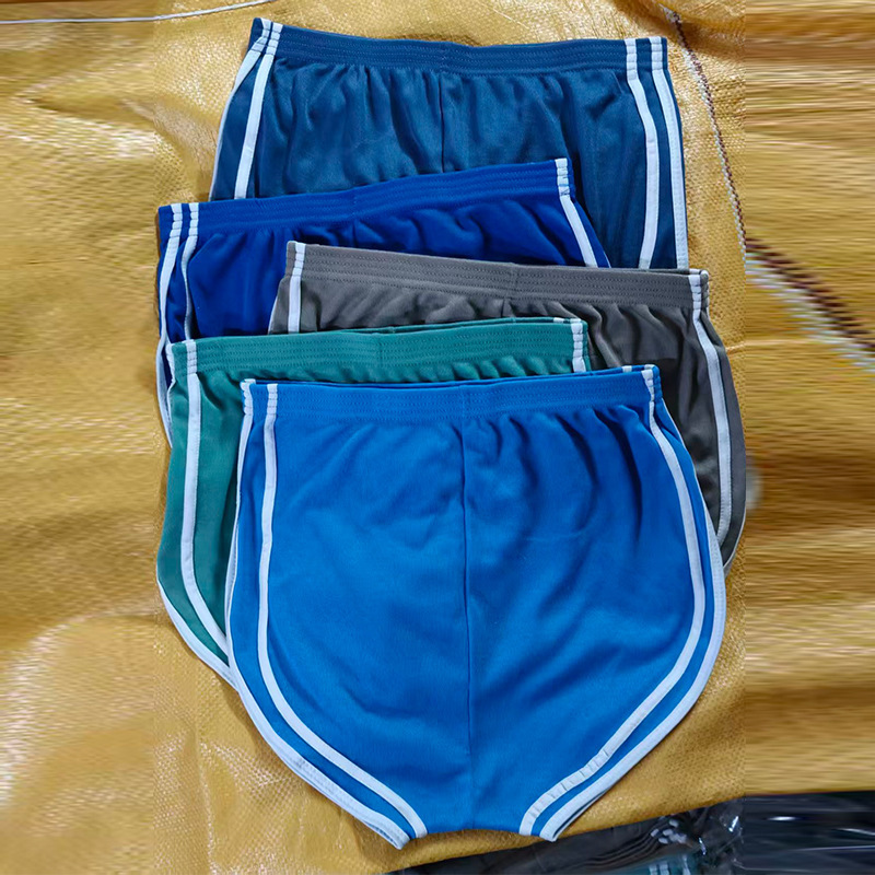 Men's Breathable Cotton Underwear for Middle-Aged and Elderly Men, Plus-Size, Mid-High Waist Boxer Briefs