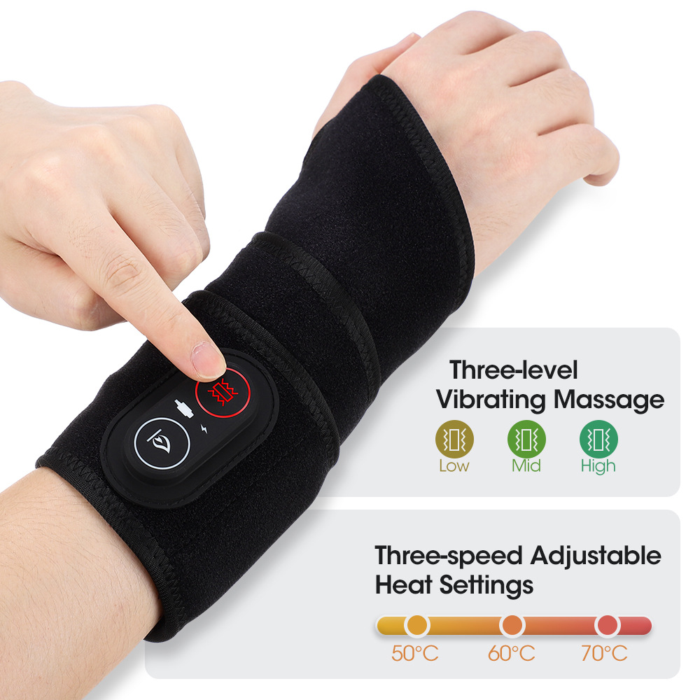 Multifunctional hand red light therapeutic massage