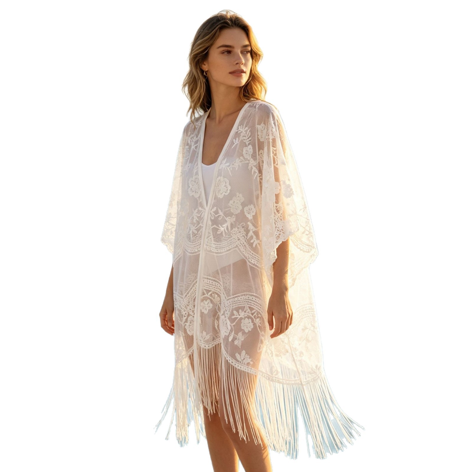 2026 blusas de encaje blusas de encaje cardigan blusas de vacaciones de playa abrigo blusas de protector solar blusas de bikini