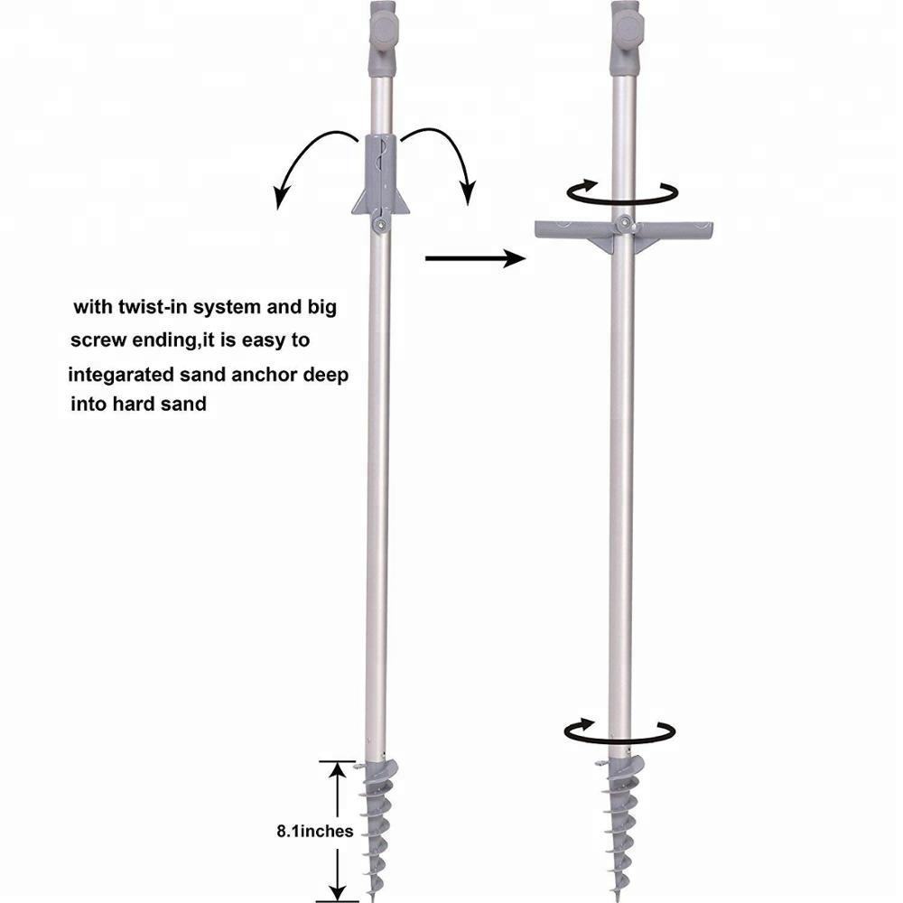 Sombrilla de Playa de 2.2 Metros, Doble Capa, Tejido de Poliéster Transpirable, con Borlas, para Exteriores, Venta en Amazon
