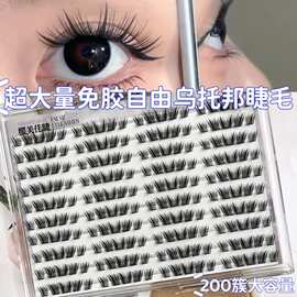超大量免胶自由乌托邦假睫毛根根分明自然氧气感元气少女随取随用