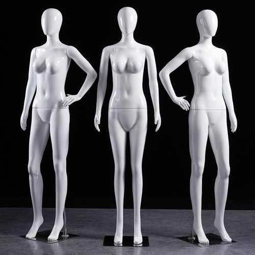 Dress store female model props female full-body white factory dropshipping fake human body window wedding dress clothing display rack
