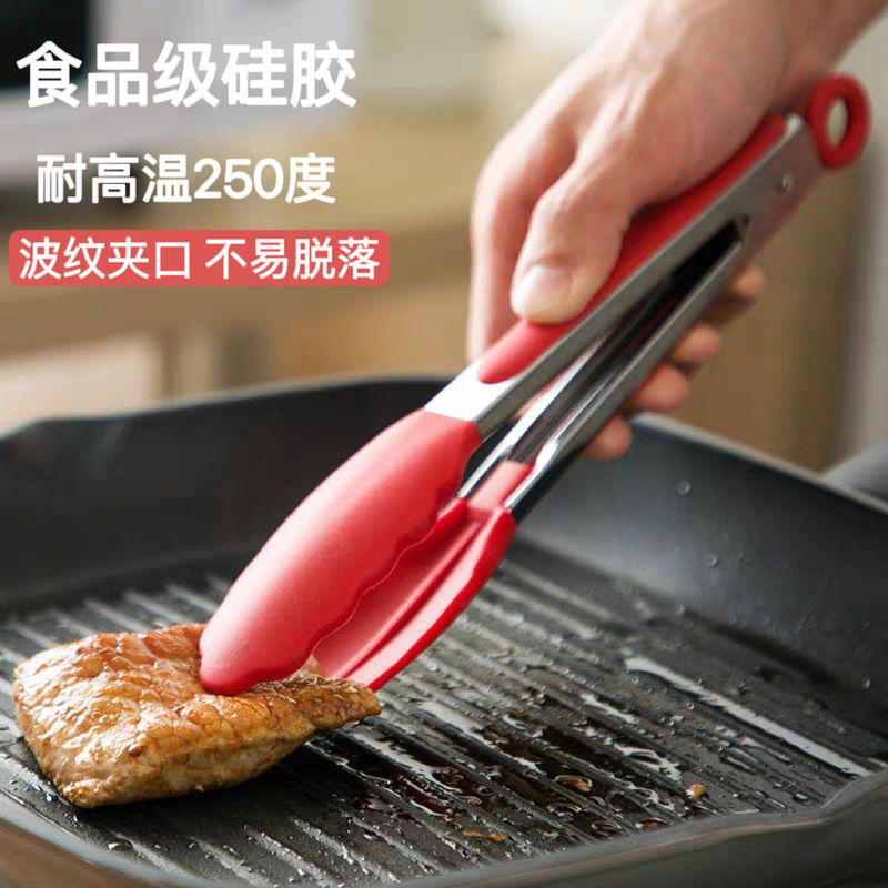 フードクリップシリコン高温耐性クリップ食品グレードバーベキュークリップパンクリップ 430 ステンレス鋼フードクリップ FCM|undefined