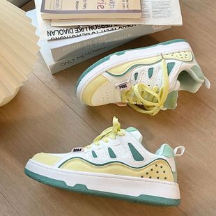 �S��2025�¿��ļ��r��chic�p��ײɫ�\��ЬŮС�����e�W������Ь��