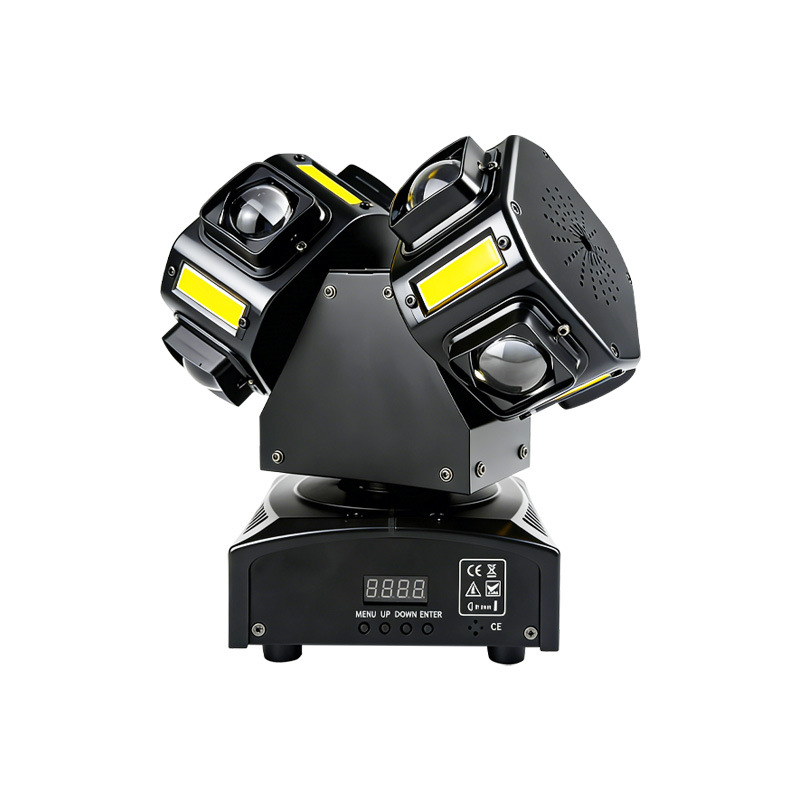Lámpara de atmósfera KTV doméstica colorida rotación de sonido explosión flash luz de atmósfera doméstica bungee láser luz de escenario discoteca
