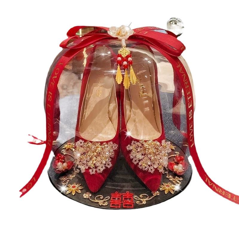Аксессуары для игр, кольца, свадебные туфли, коробка