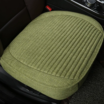 Breathable linen buckwheat Shell tie-free — Seat cushion, seat cover - jw-full-package-fresh-green-single