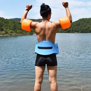 Learn to swim Waist Floating Equipment for beginners Lifebuoy Swimsuit Belt Floating Belt Back Floating Board Arm Ring