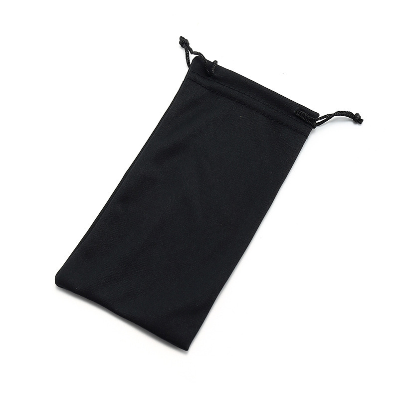 2026 nueva caja de gafas de sol de moda de cuero de dos colores bolsa blando miopía caja de ojos conjunto completo de bolsa de espejo tela