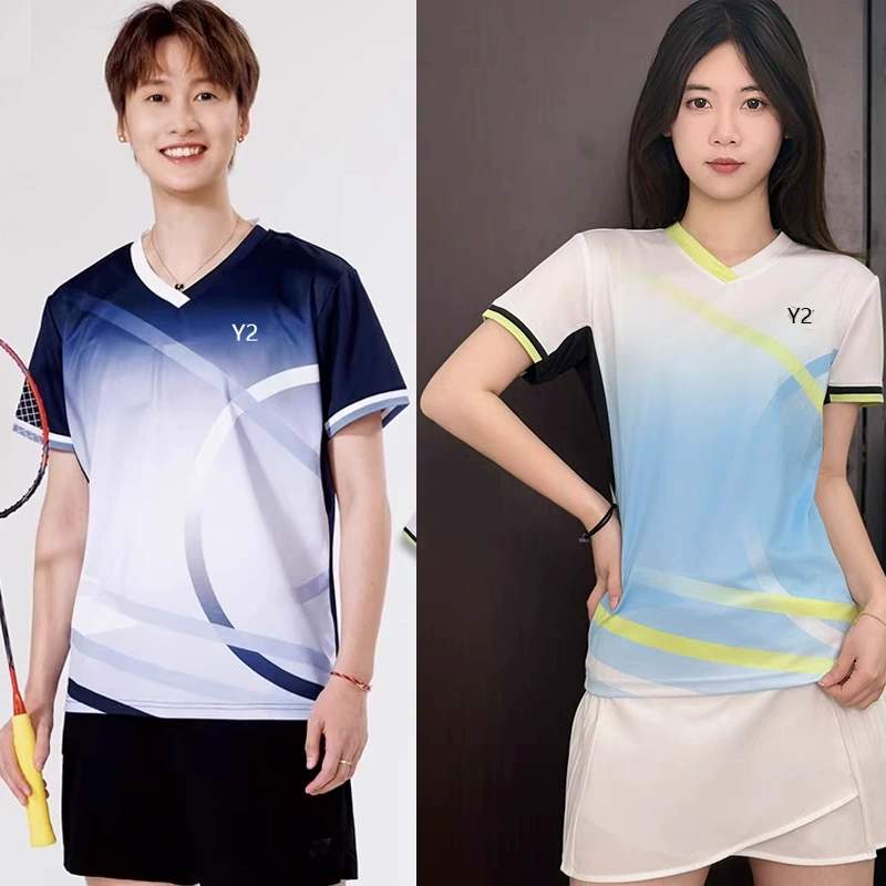 Новый костюм для бадминтона топы для мужчин и женщин