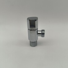 电镀四方直角阀一进二出三角阀4分暗装直角阀热水器专用直角阀