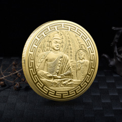 雲岡石窟旅遊紀念幣 景區幸運紀念章旅遊公司景點伴手禮紀念