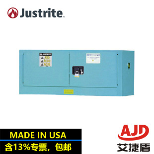 Justrite Us Imported Acid and Alkali Storage Cabinet Hazardous Chemicals Cabinet 8913221 Self Closing Door Safety Cabinet Fm Certification