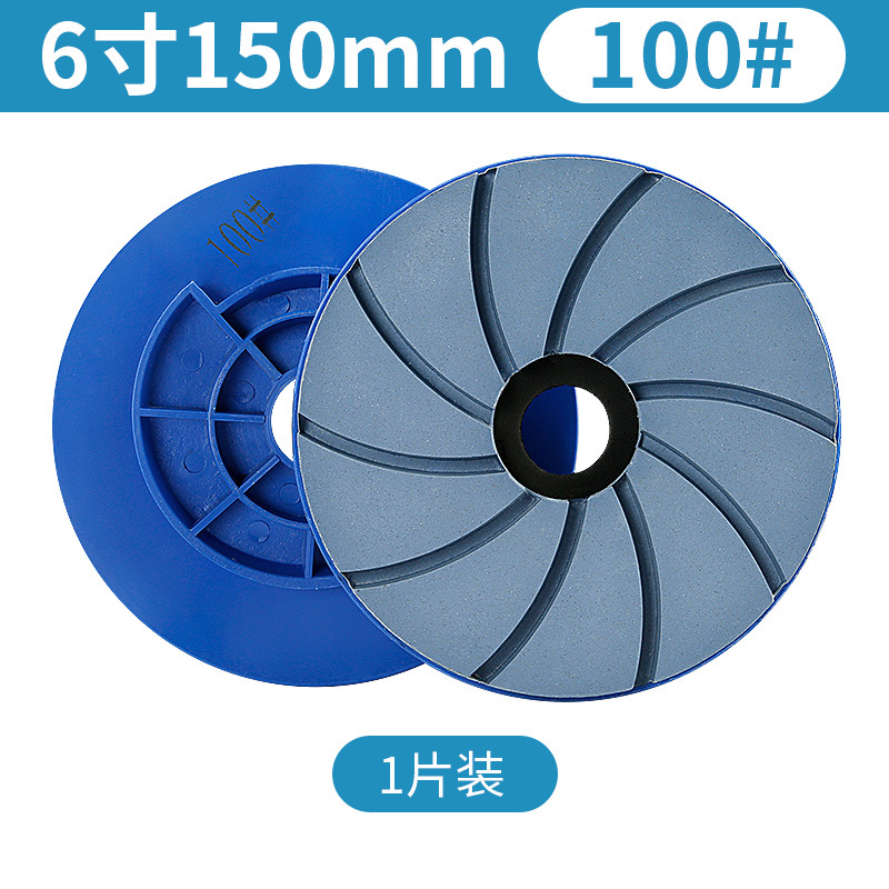 Hoja de pulido de diamante mármol piedra británica granito cerámica renovación Caracol hebilla biselado engrosado hoja de molienda