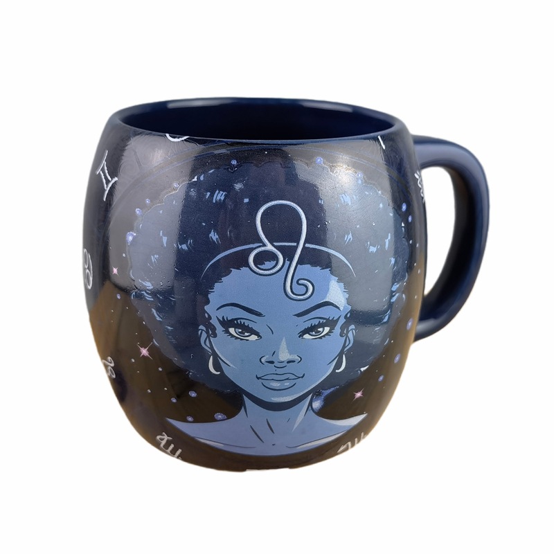 Taza de cerámica del vientre grande doce constelación de los niños taza de moda Taza hombres y mujeres pareja taza de café