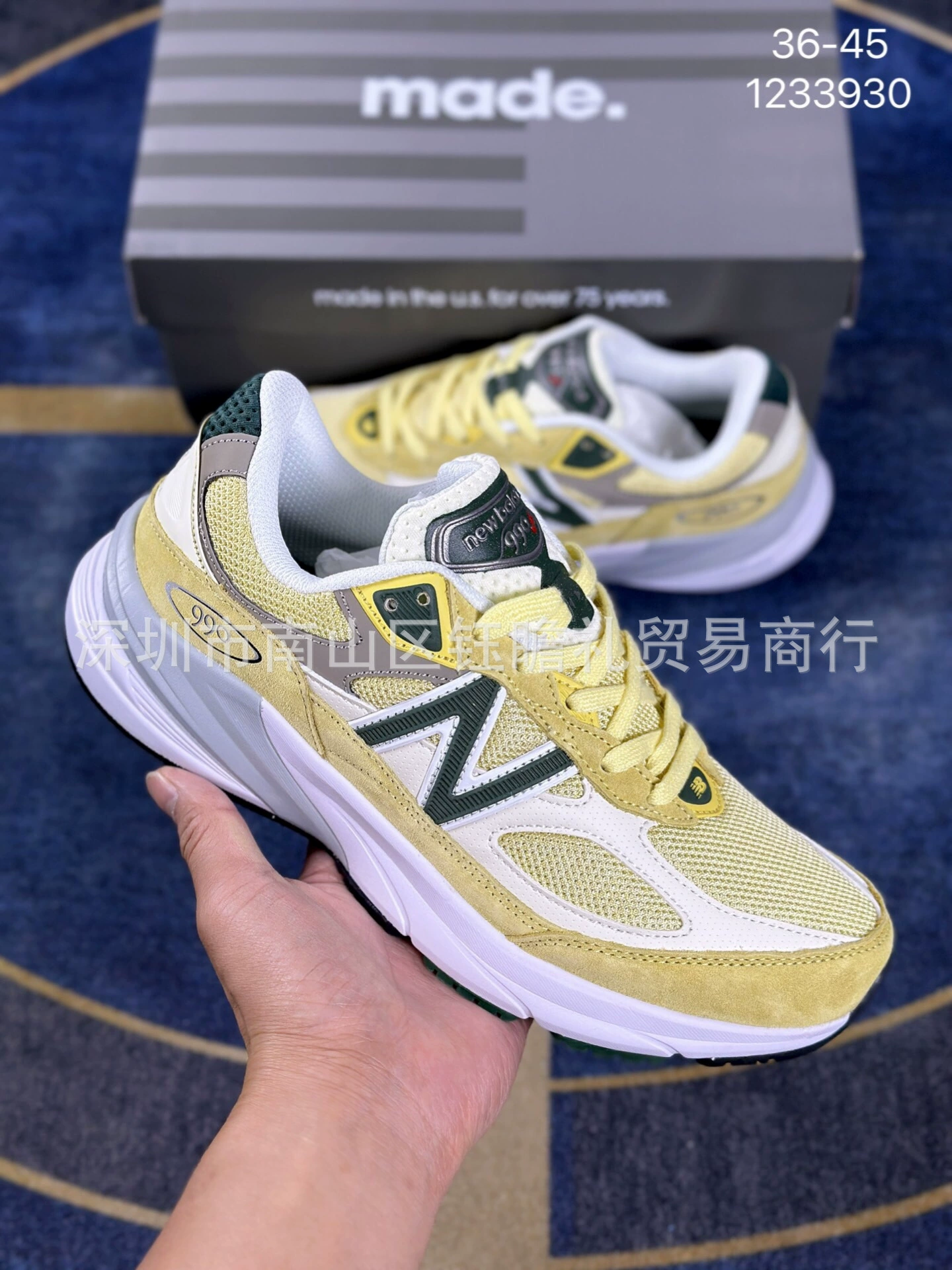 Кроссовки (New Balance) повседневные из сетки и замши, легкие, размеры 36–45