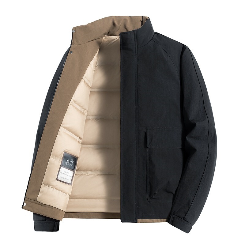 Diyu Shenlong Down Jacket Men's Stand Collar Warm Versatile Jacket Winter Business Outdoor Casual Down Jacket Men's Diyu Shenlong Down Jacket Men's Stand Collar Warm Versatile Jacket Winter Business Outdoor Casual Down Jacket Men's