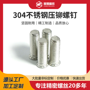 304 stainless steel pressure riveting screws stainless steel fastening M8*35 pressure riveting screws m2 copper screws pressure willow screws