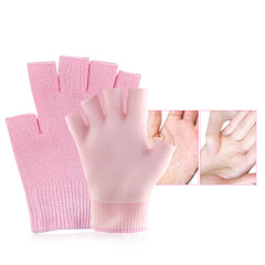 跨境 美妝簡單露趾手套    凝膠美容去死皮半指護手套