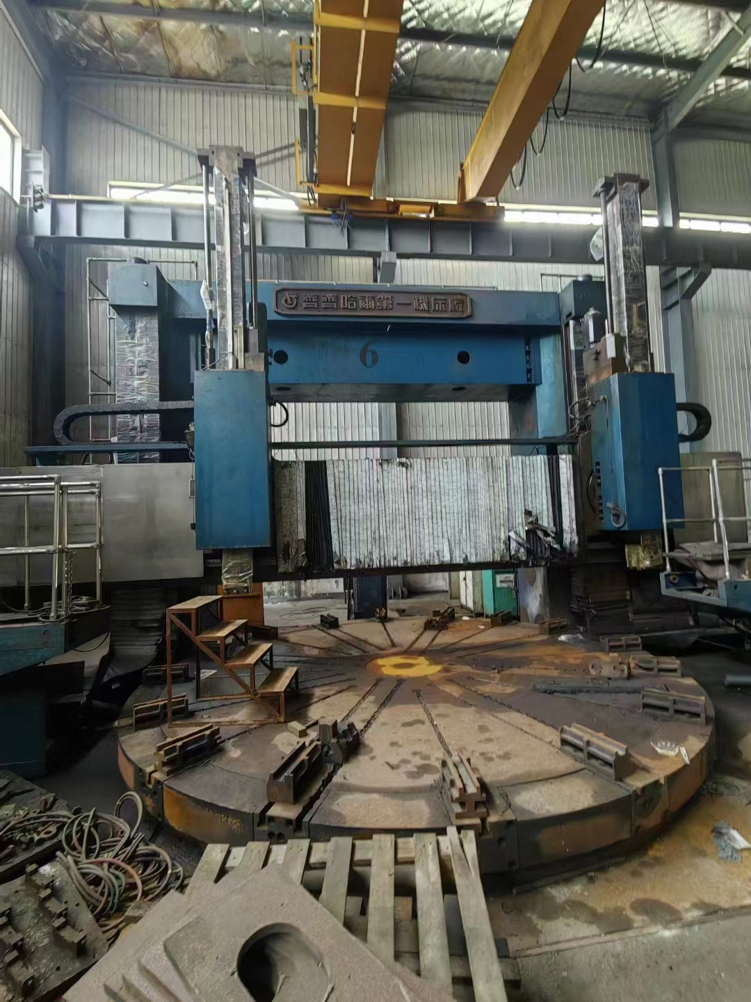 出售二手齐重DVT500x25-32Q-HC数控立式车床车削直径5000承重32