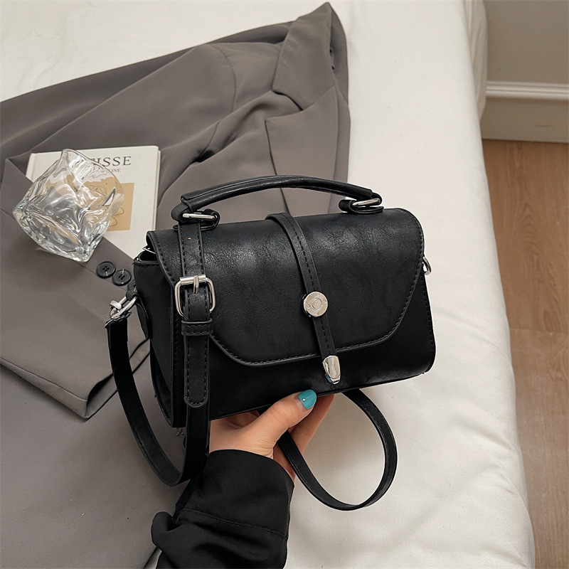 Borsa a tracolla quadrata retro borsa donna versatile elegante_voghion.com