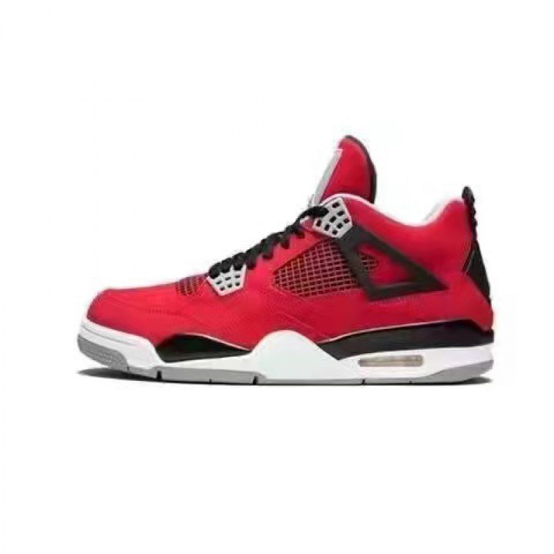 Fábrica de zapatos Putian aj4 lava caliente amarilla gran París gato blanco medianoche azul láser Joe 4 zapatos de baloncesto para hombres y mujeres