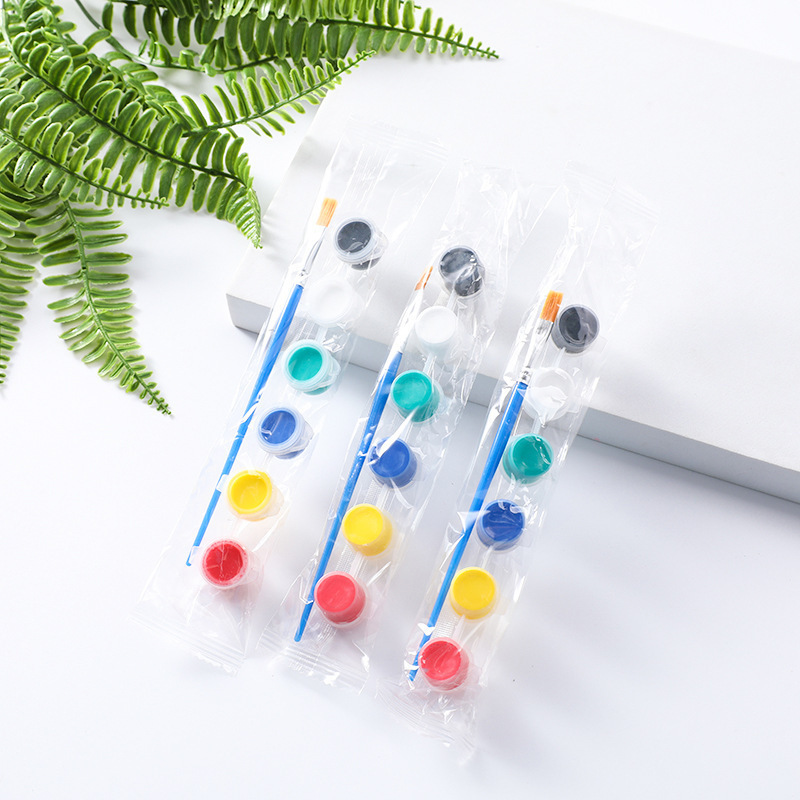 メーカーは子供用アクリル絵の具 12 色 6 連体学生アート絵画着色石膏人形絵の具ストリップを供給しています|undefined